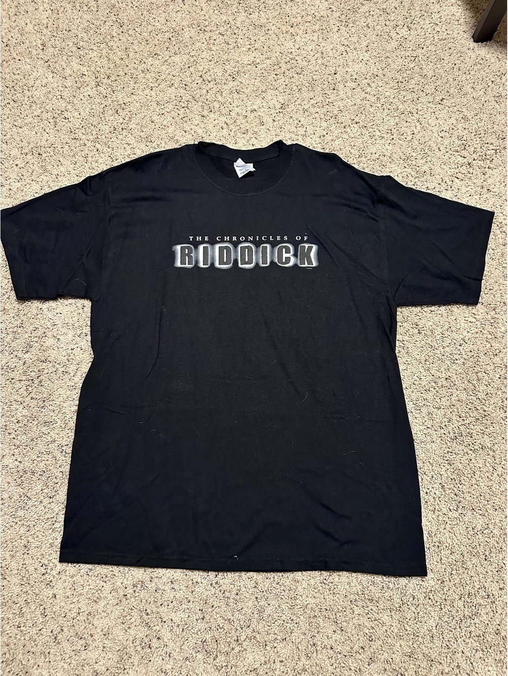 The Chronicles of Riddick Black Graphic T-Shirt XL